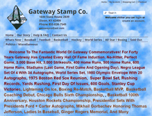 Tablet Screenshot of gatewaystamp.com